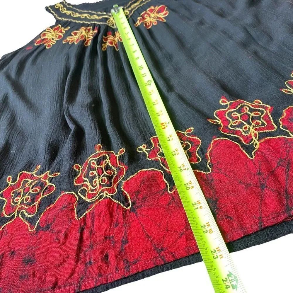 Embroidered Boho Tunic Tank-top - Picture 8 of 8
